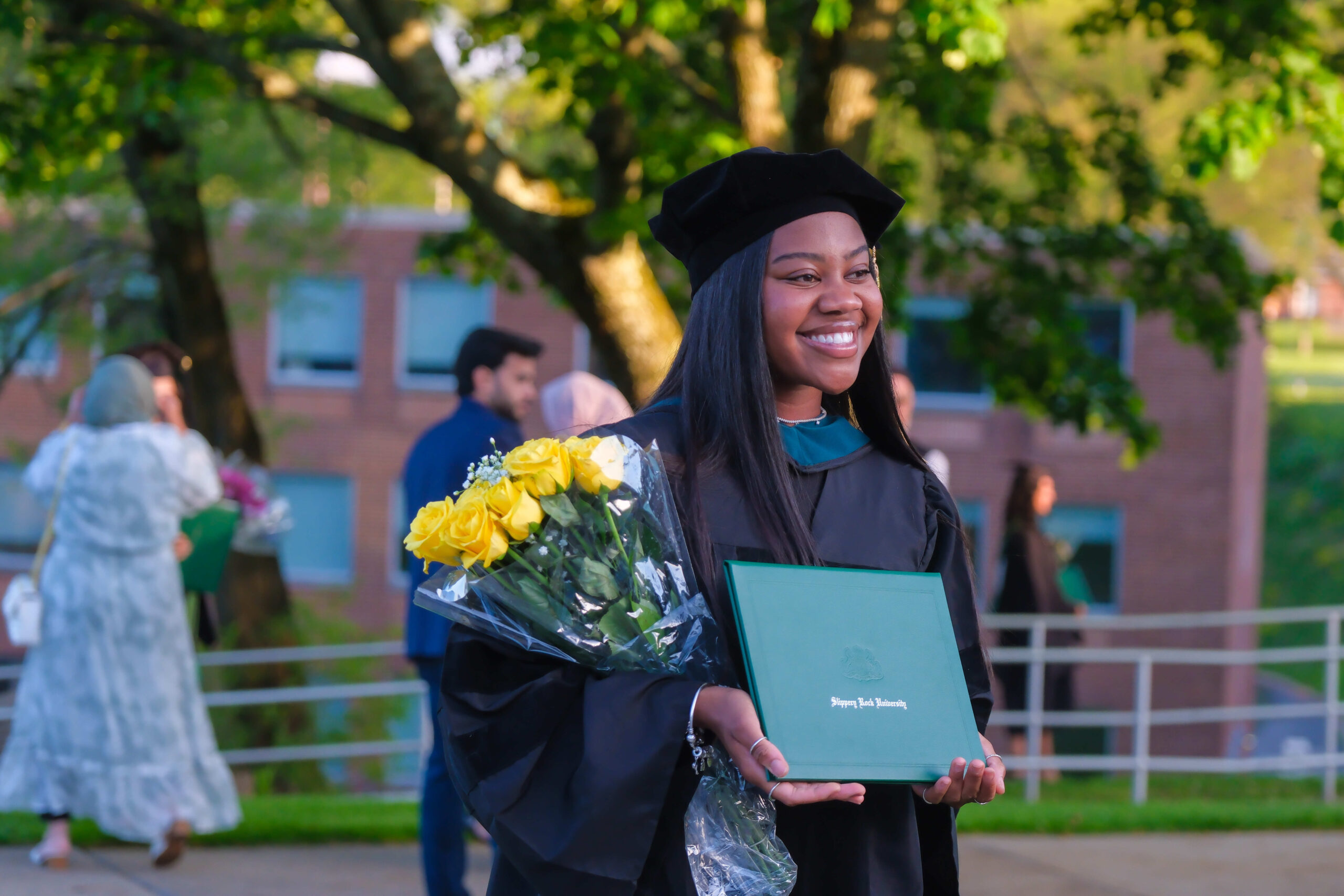 Graduates celebrating