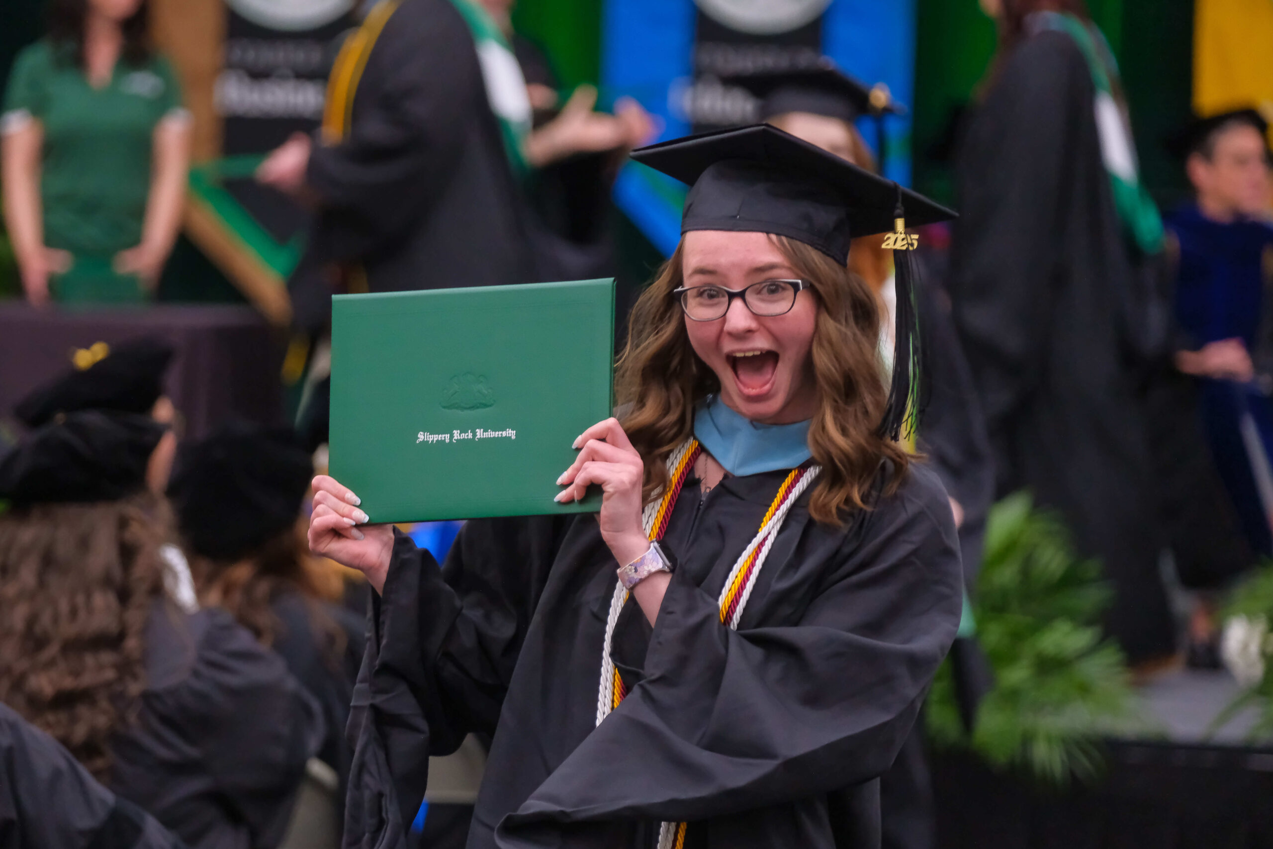 Graduates celebrating