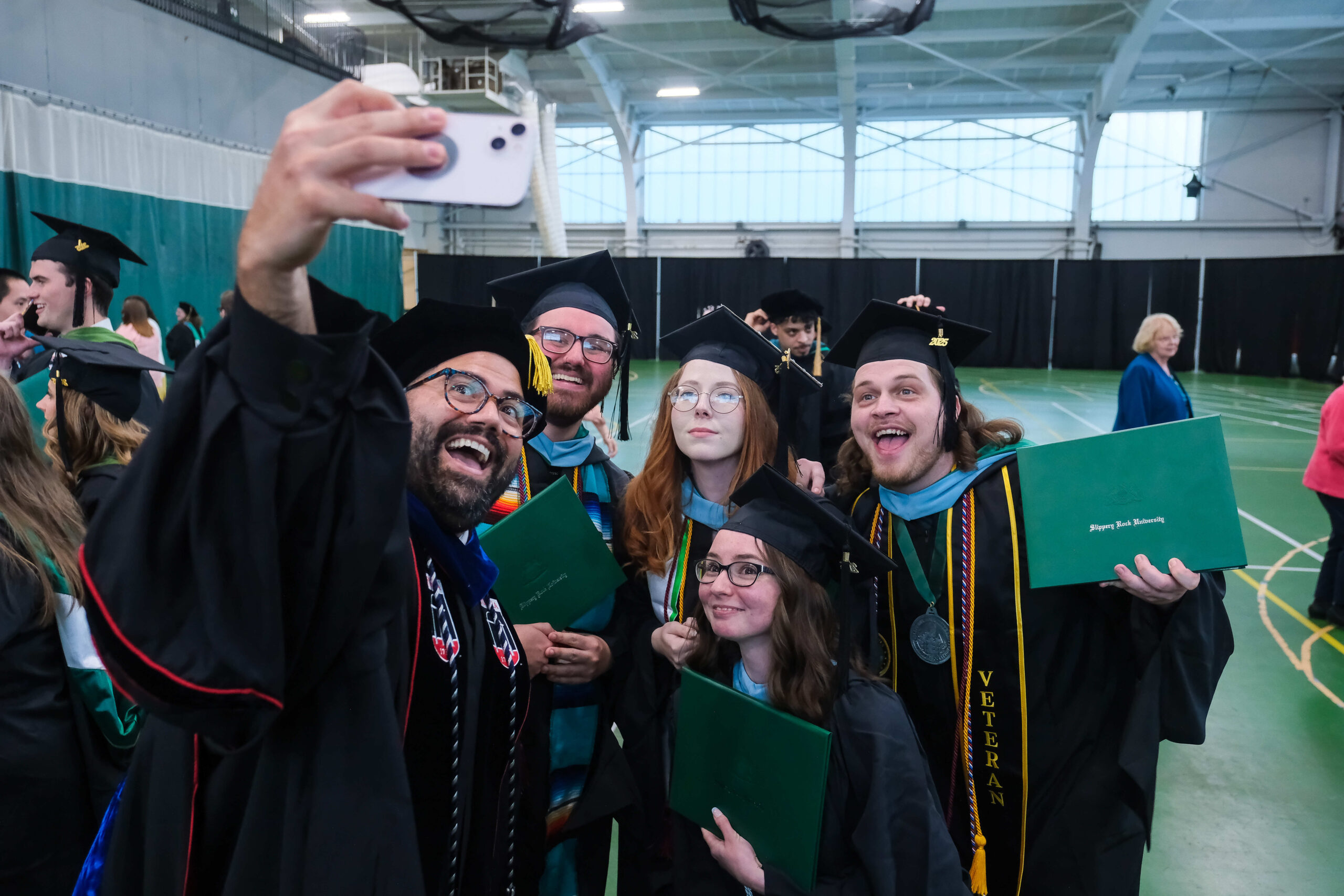 Graduates celebrating