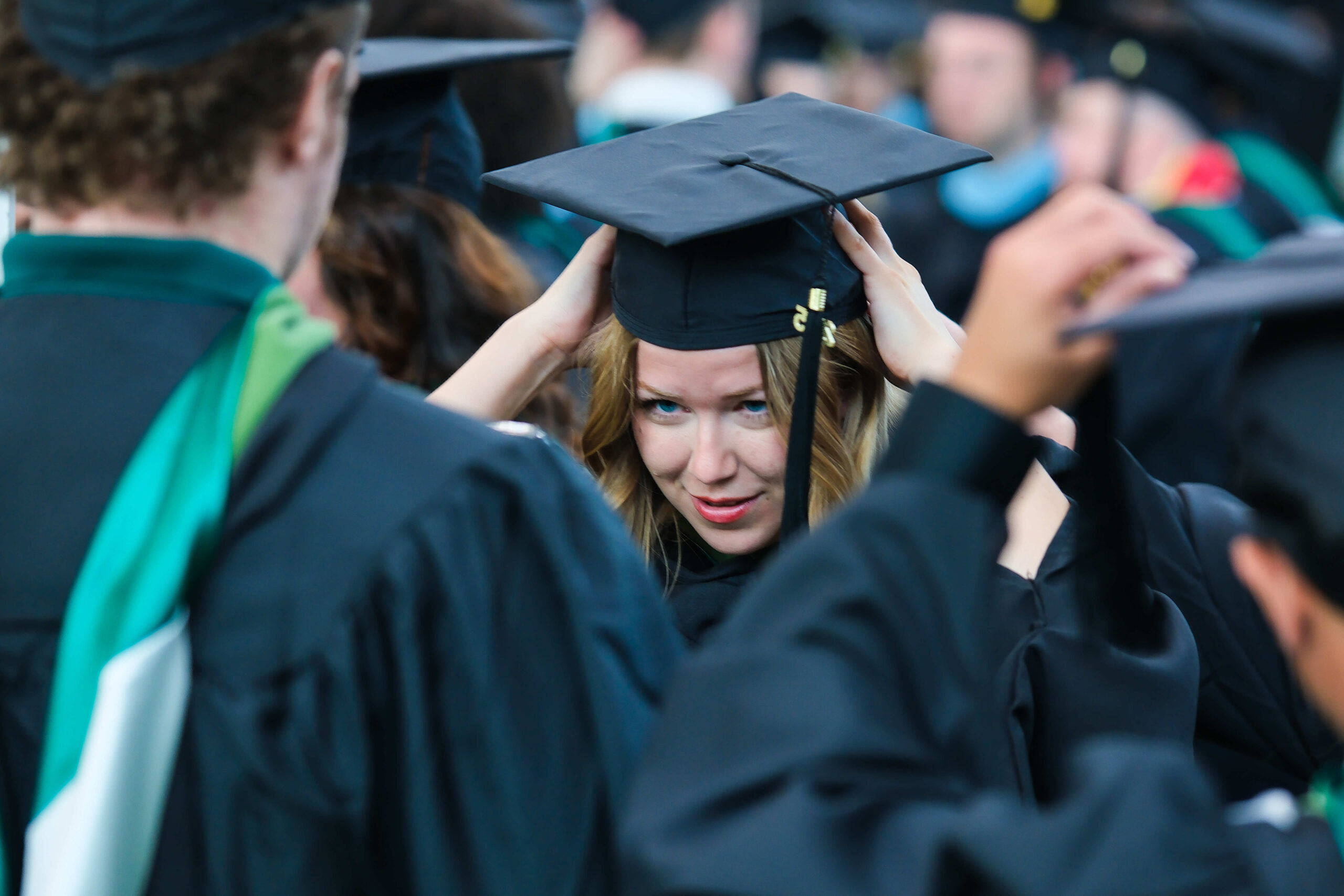 Graduates celebrating