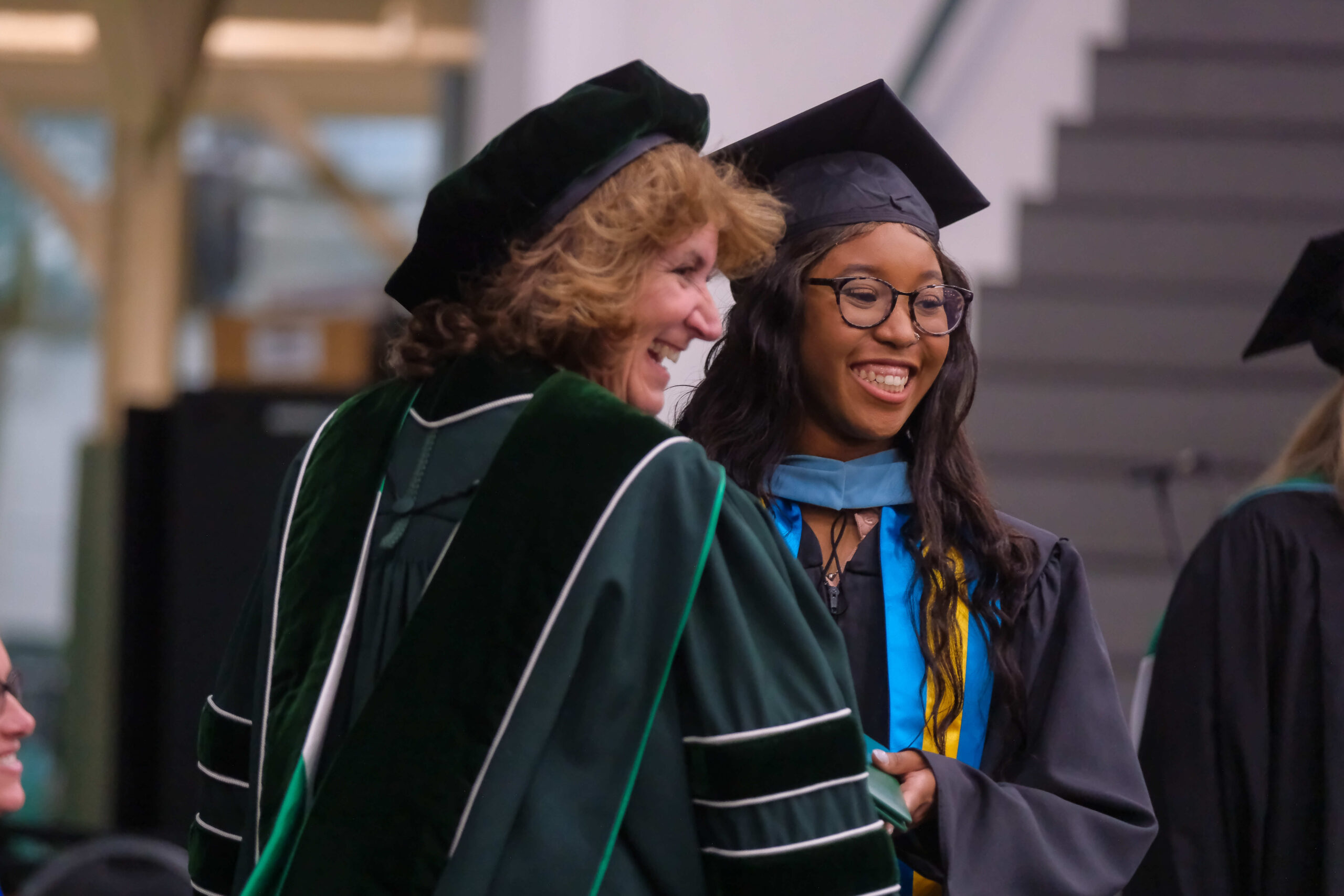 Graduates celebrating