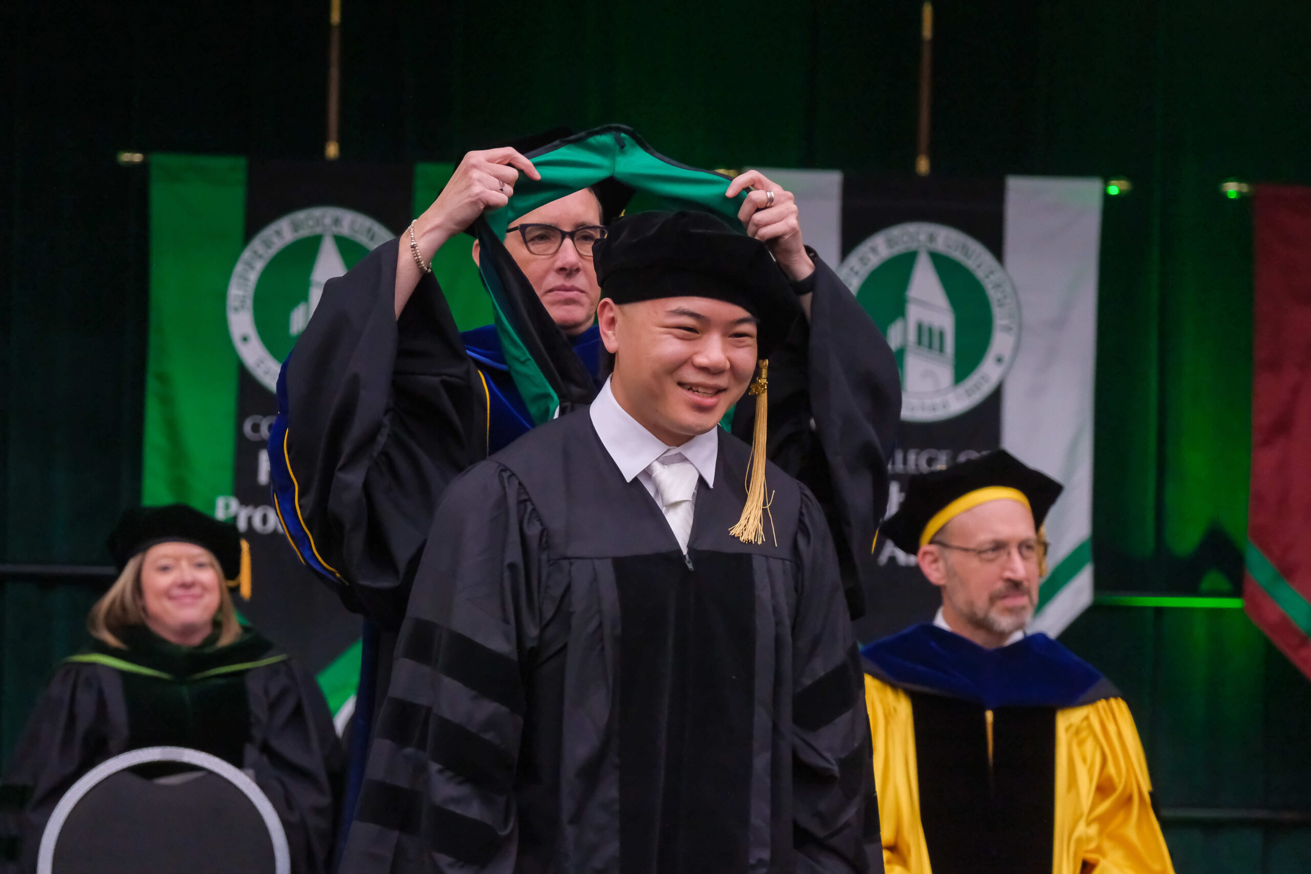 Graduates celebrating