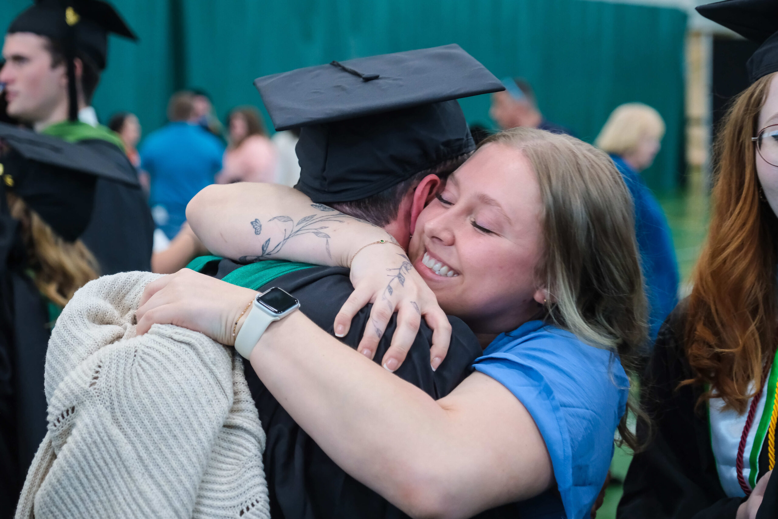 Graduates celebrating