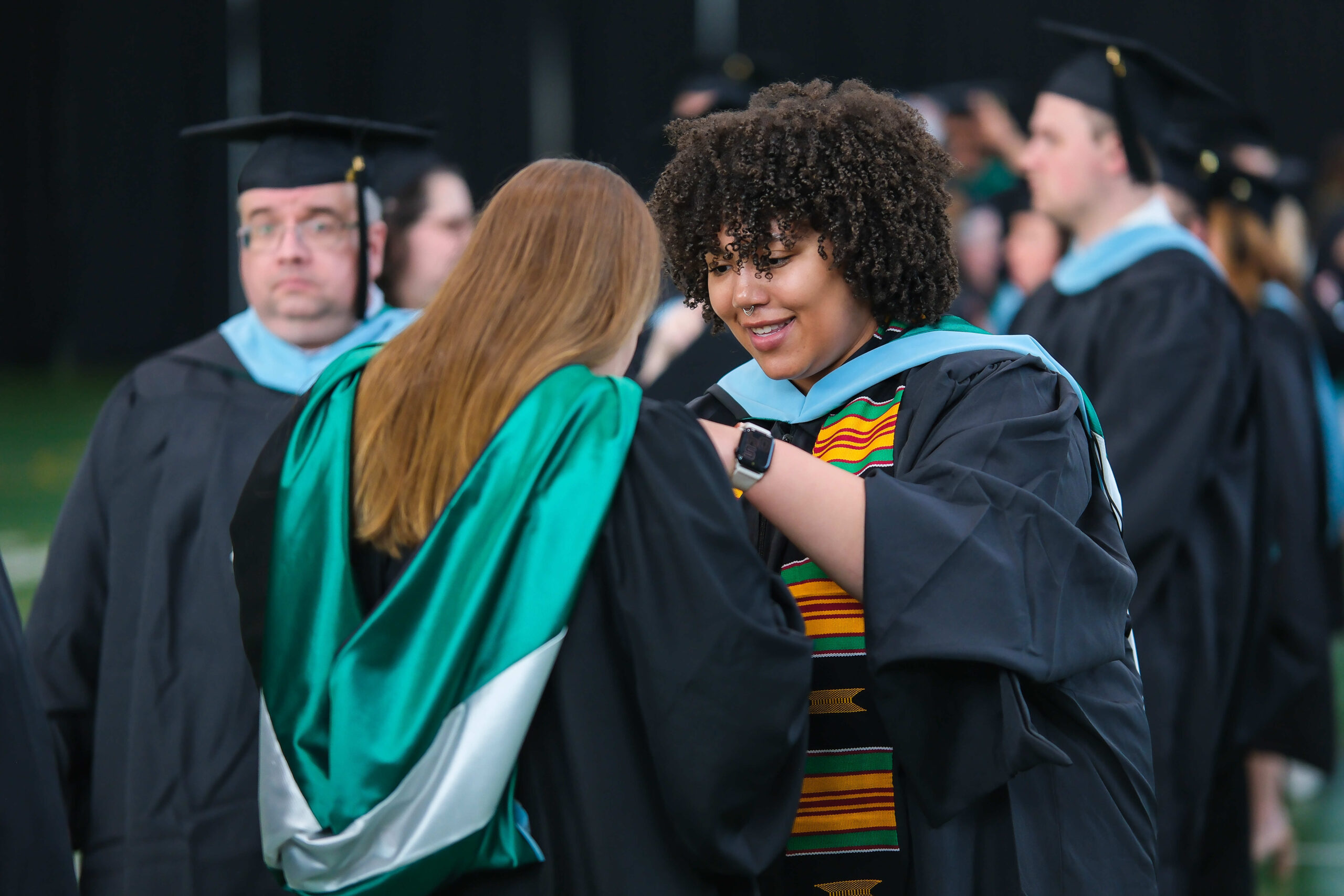 Graduates celebrating