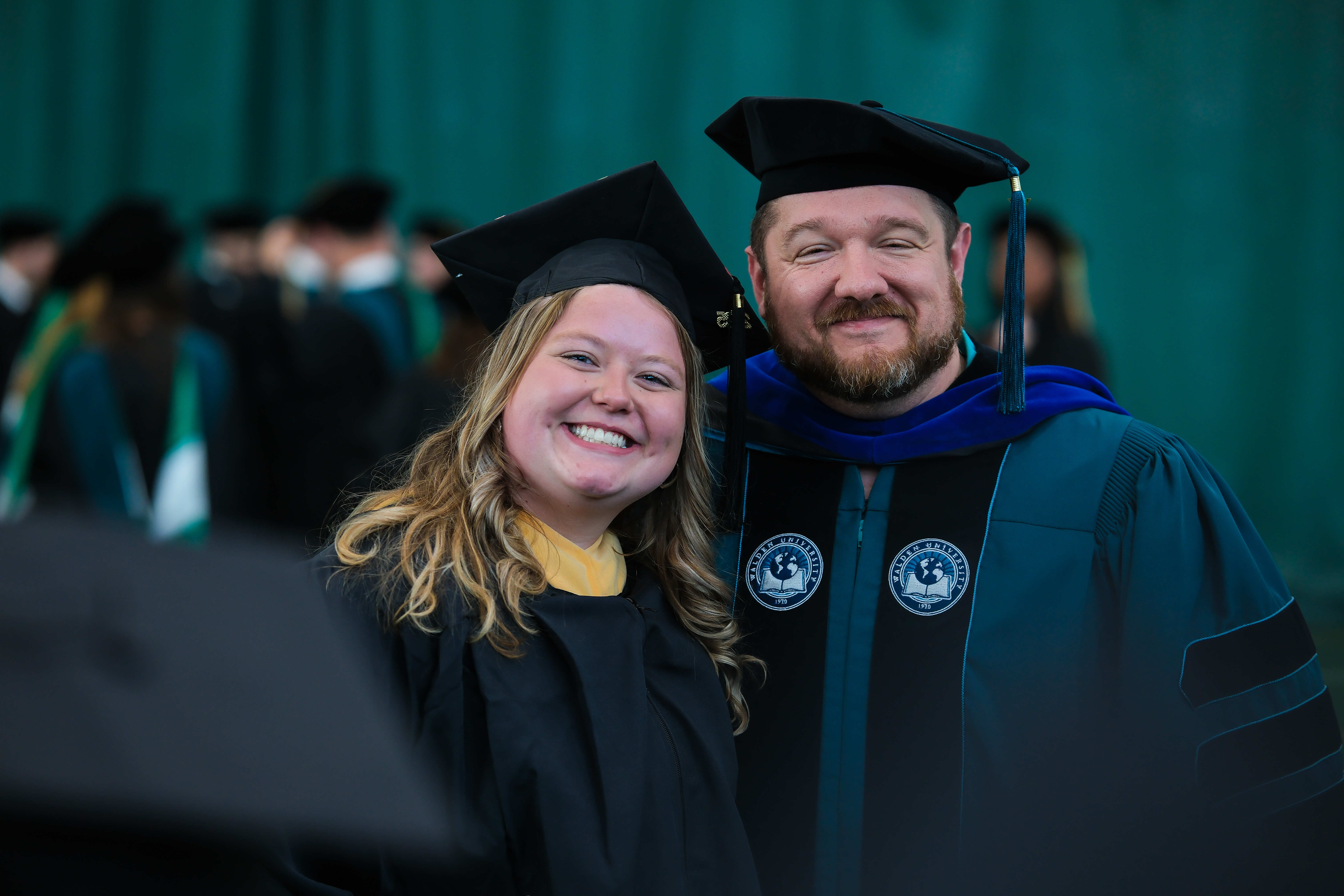 Graduates celebrating