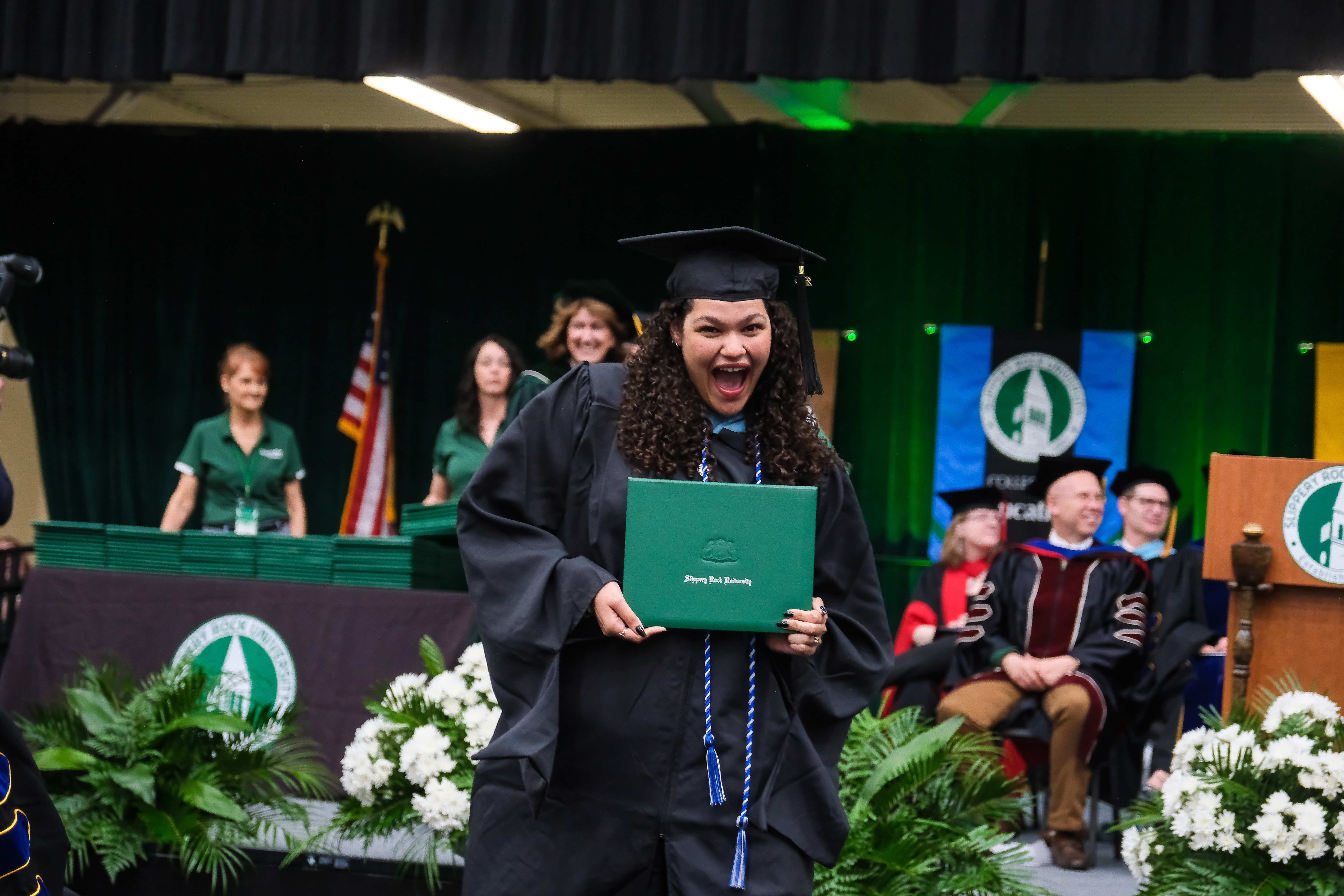 Graduates celebrating