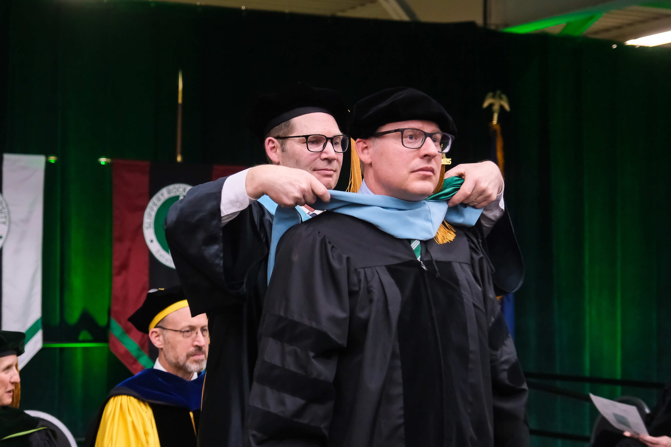Graduates celebrating