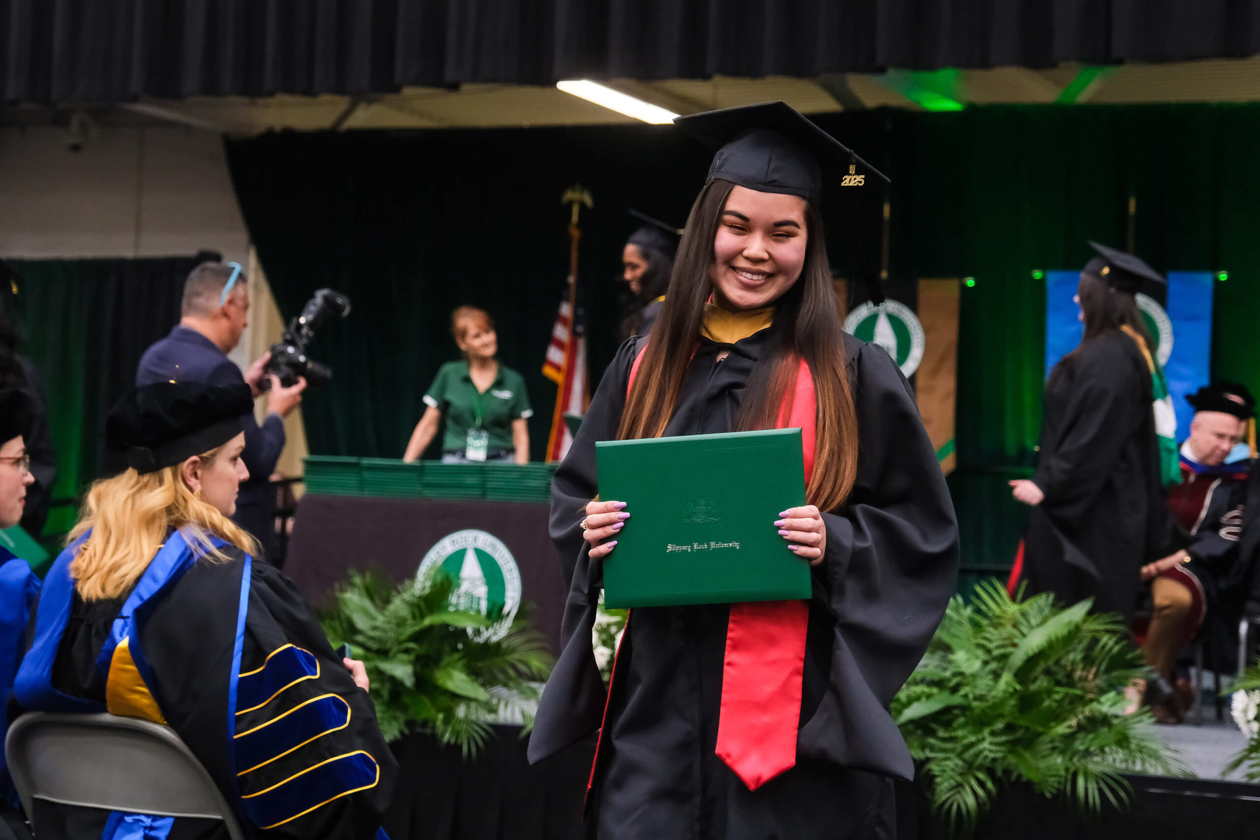Graduates celebrating