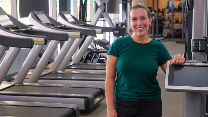 Megan Reidler, an SRU senior health care administration and management major, discovered a future career path, all starting from her job shadowing experience at Lehigh Valley Health Network Schuylkill.