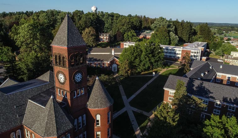 Aerial view of SRU campus