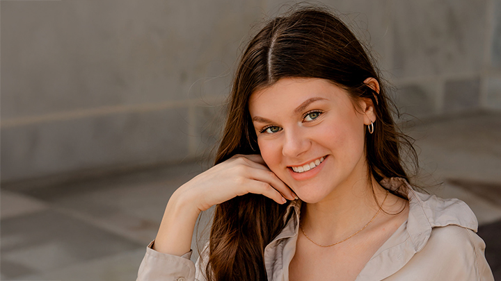 Portrait of student