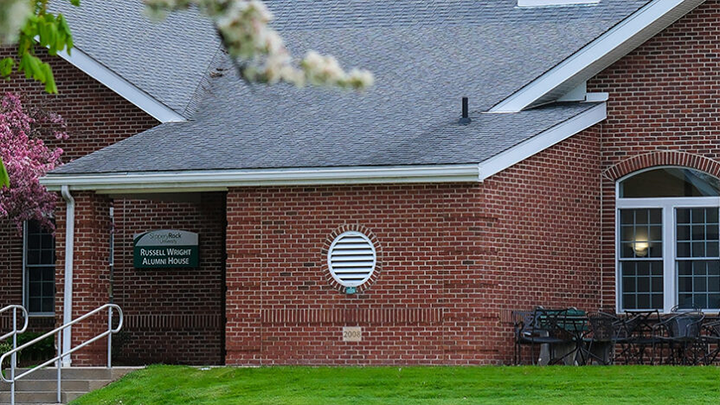 The Russell Wright Alumni House and Conference Center.