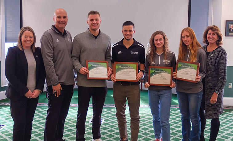 Students receive certificates of achievement
