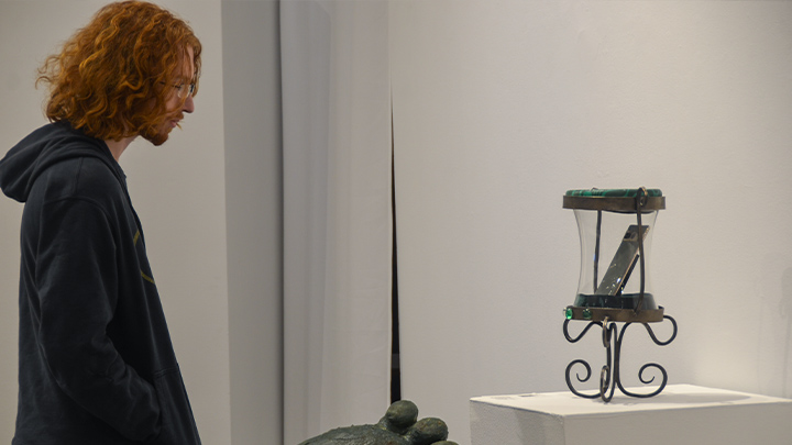 student artwork on display