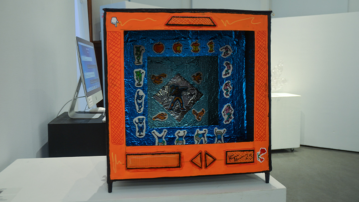 student artwork on display