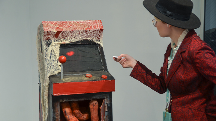 student artwork on display