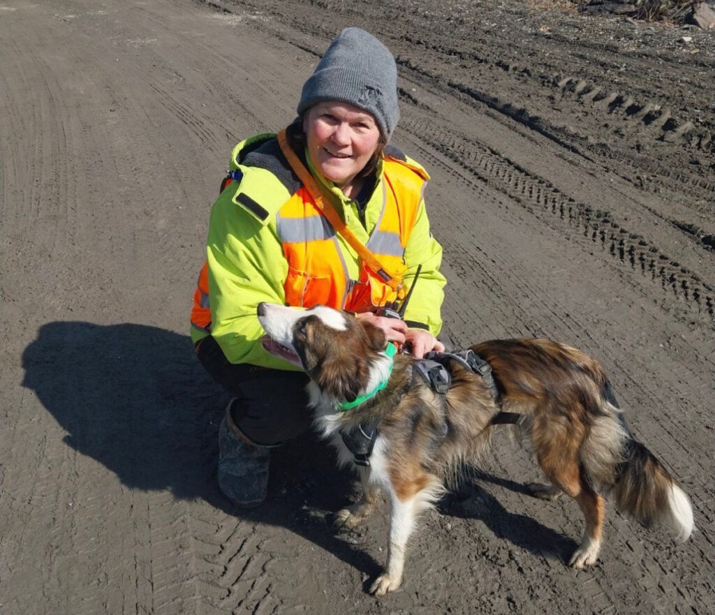 Denise Ross and her dog Willow receive regular training so they can find missing people in the community.