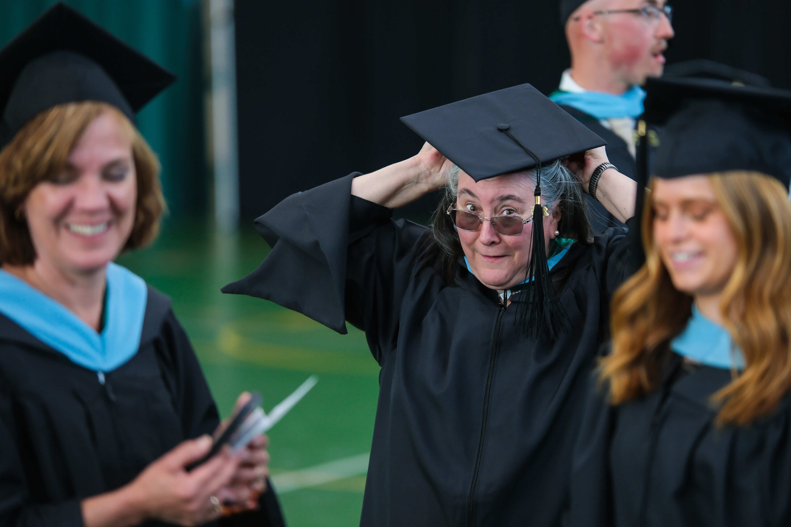 Graduates celebrating