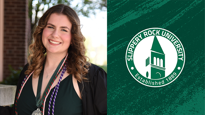 Melana Vaughn, ’25, earned her biology degree at SRU and is now a graduate student at the University of Texas studying genetic counseling.