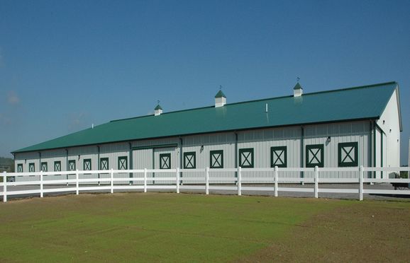 Exterior of Stables at the Storm Harbor Equestrian Center