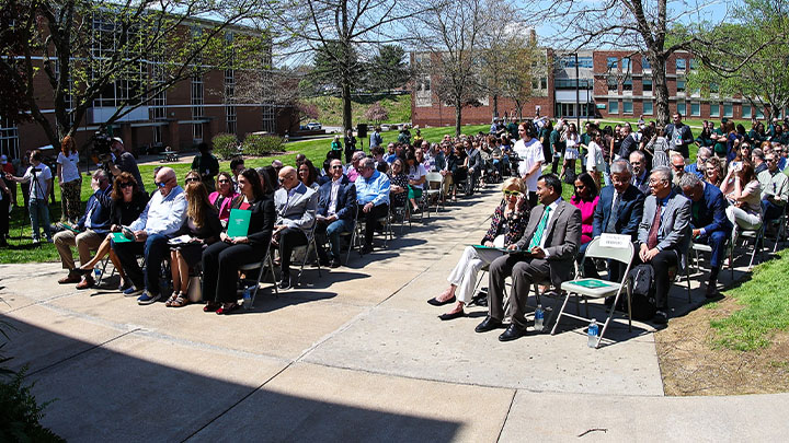 Celebrating the Haverlack College of Business naming