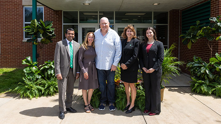Celebrating the Haverlack College of Business naming