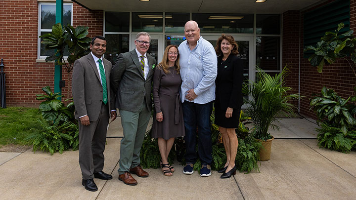 Celebrating the Haverlack College of Business naming
