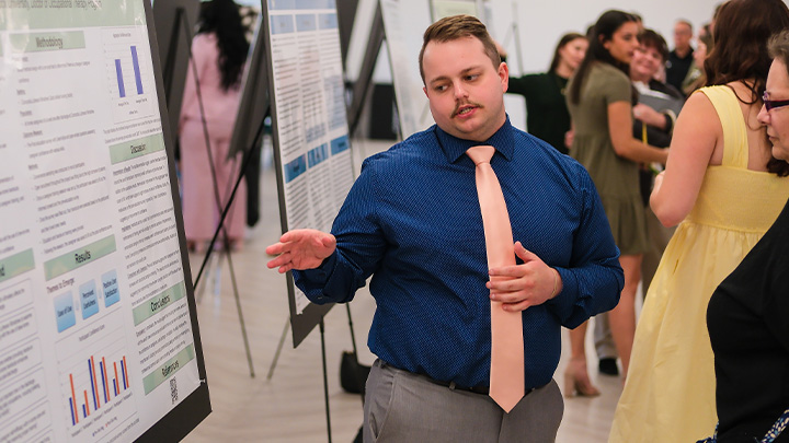 DOT students at the pining and research presentation