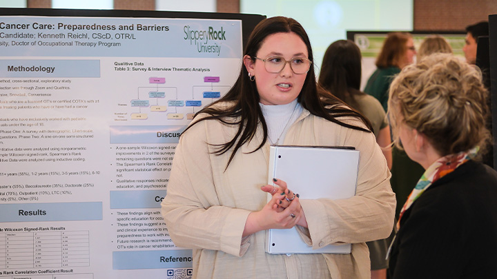 DOT students at the pining and research presentation