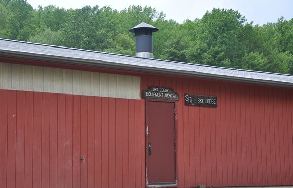 Ski Lodge Front Entrance
