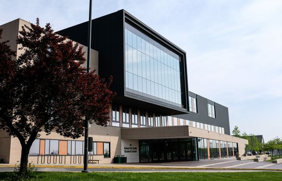 Side view of Smith Student Center
