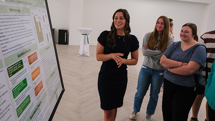 DOT students at the pining and research presentation