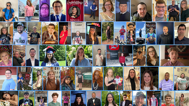 Mosaic of portrait photos of DREAM scholars recipients.