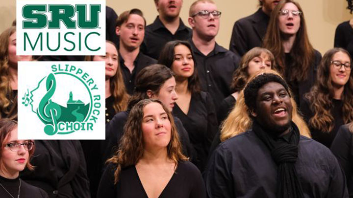 Choir performing.